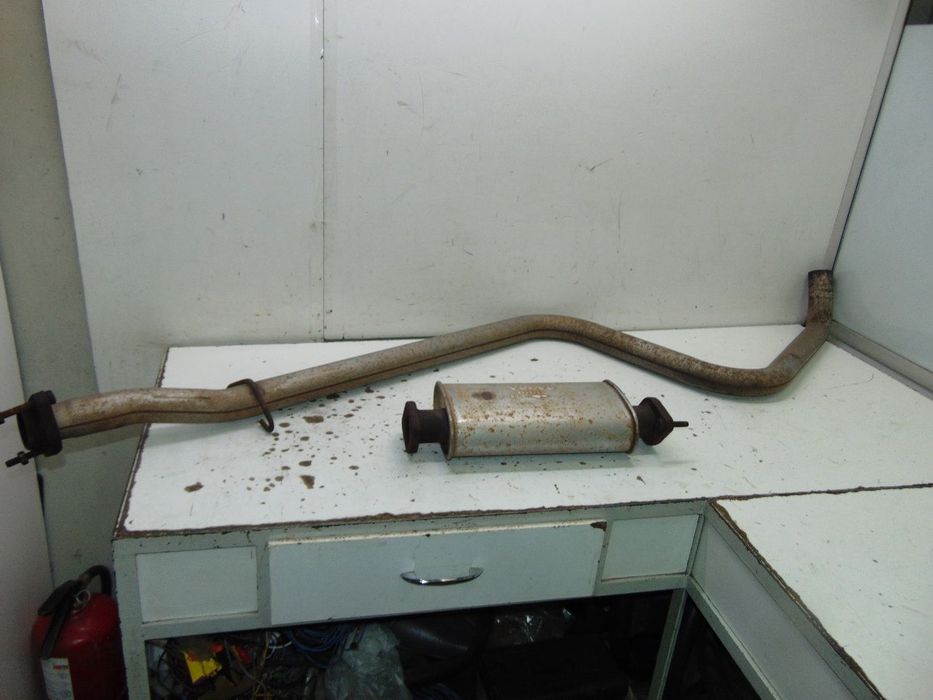 Volvo 480 TURBO tubo/panela de escape pequena