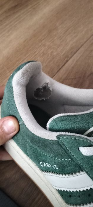 Adidas Campus Zielone r. 40 | Skóra zamszowa | Stan bardzo dobry