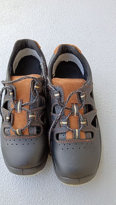 Buty ochronne robocze z podnoskiem S1 r.39 PPO Strzelce opolskie skórzane