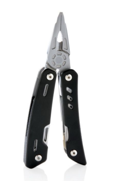 Narzędzie wielofunkcyjne Solid, 12 el. / Czarny P221.351