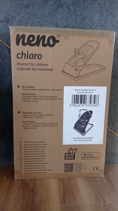 Leżaczek Bujaczek Nena chiaro Jak nowy