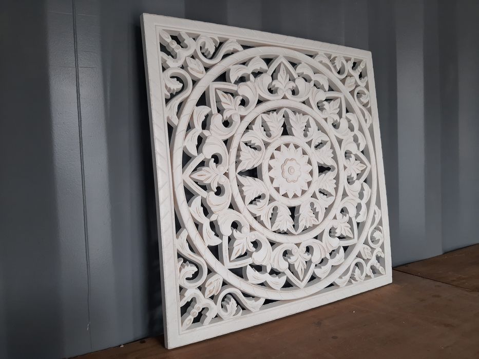 Biały podświetlany dekor ścienny panel dekoracyjny