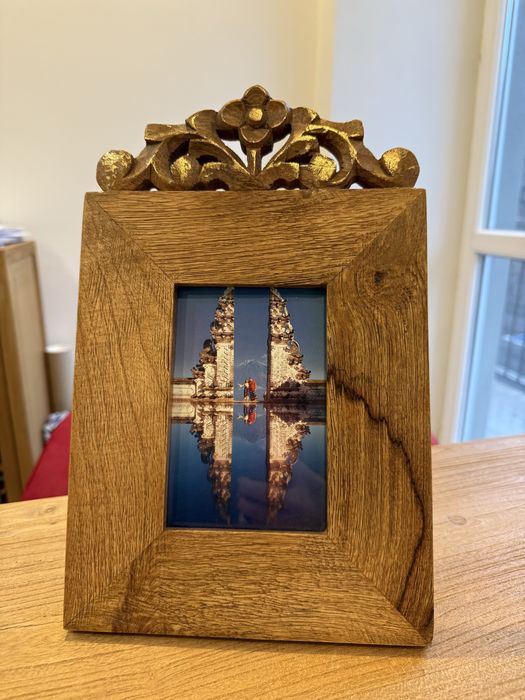 Drewniana ramka na zdjęcie, stan idealny