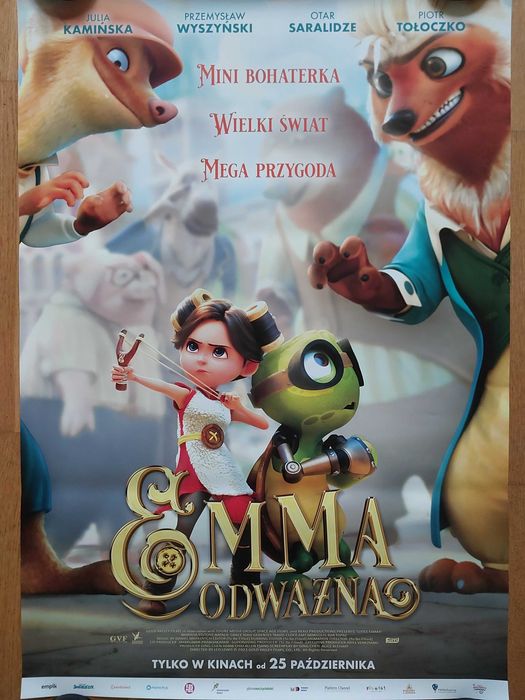 Plakat filmowy ,,Emma Odważna"