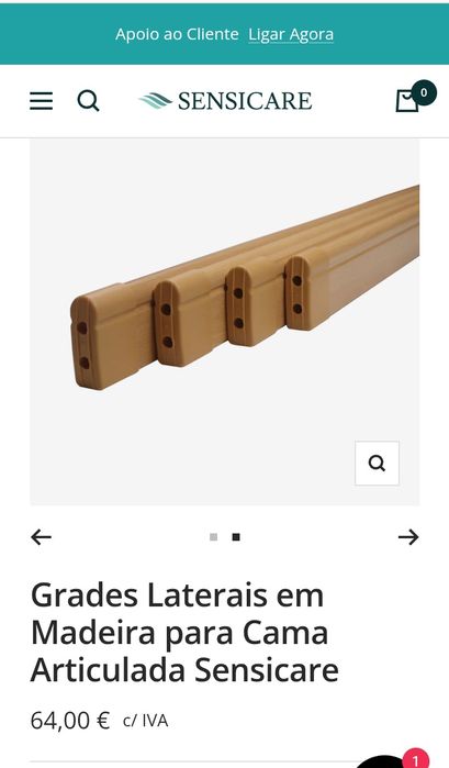 Cama articulada elétrica de decúbito