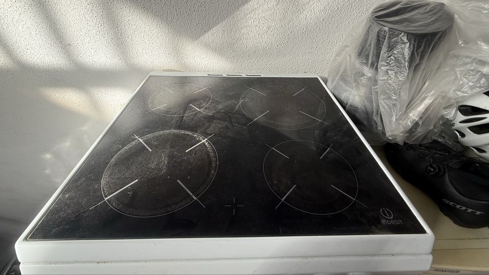 maquina lavar loica + placa eletrico c/forno