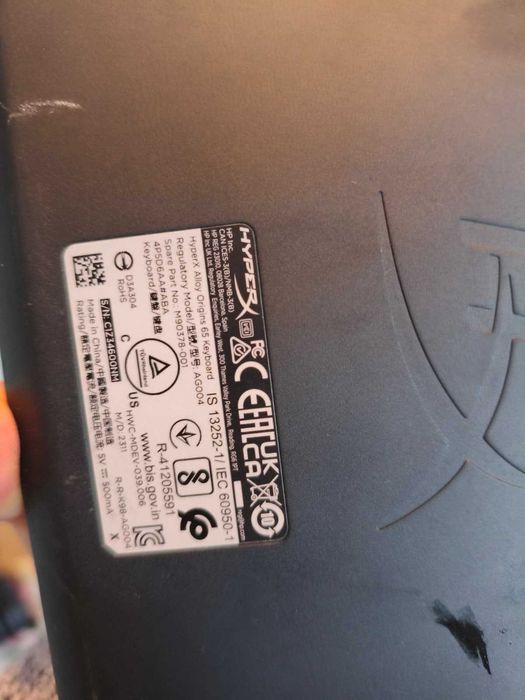 HyperX Alloy Origins 65 Mecânico RGB Preto - Impecável, Compacto 65%!