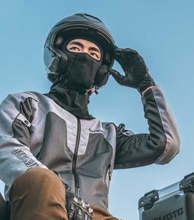 Тонка літня балаклава ROCKBROS LF8112 для вело/мото вітрозахисна