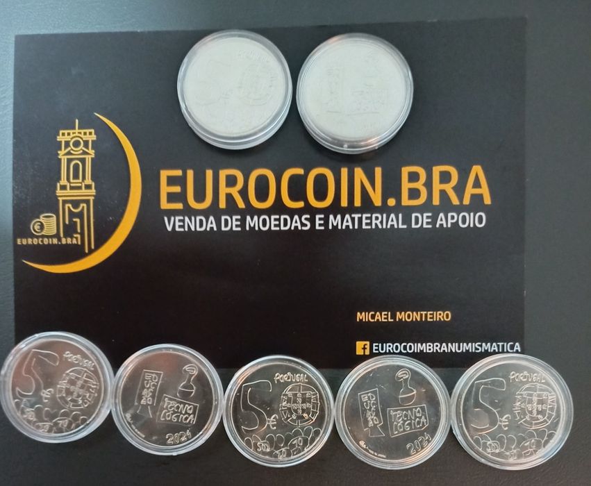 Moeda Unc "O Conhecimento" unc e Proof