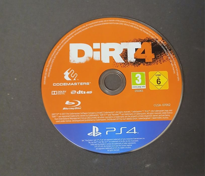 Dirt 4 Jogo PlayStation 4