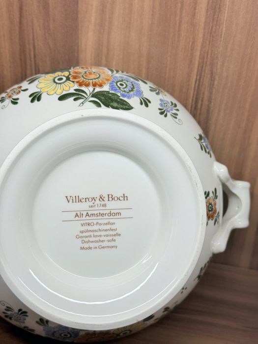 Фарфоровый террен бульоница Villeroy Boch серия Amsterdam  GDR Германи