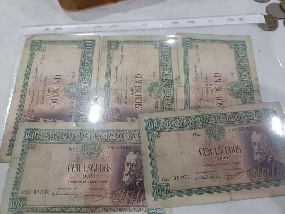Notas 100 escudos