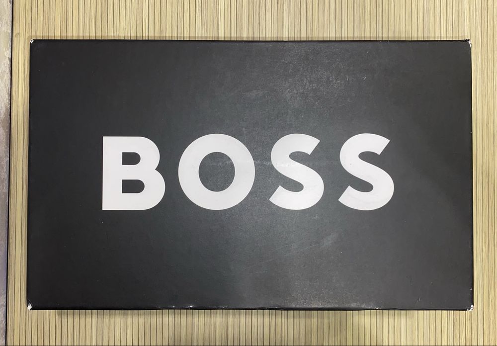 Шкіряні мокасини BOSS Tayil