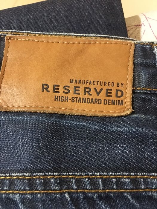 RESERVED jeansy męskie 36/34 solidny,gruby jeans