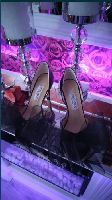 Sandałki szpilki Jimmy choo 40 ślub