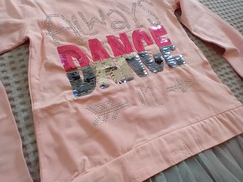 Tunika bluzka dla dziewczynki Breeze Girls cekiny dance 152 cm