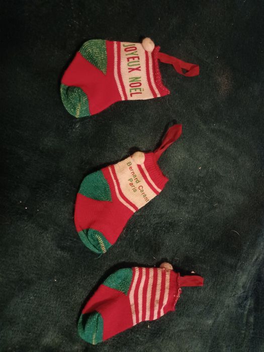 Meias mini natalícias decorativas