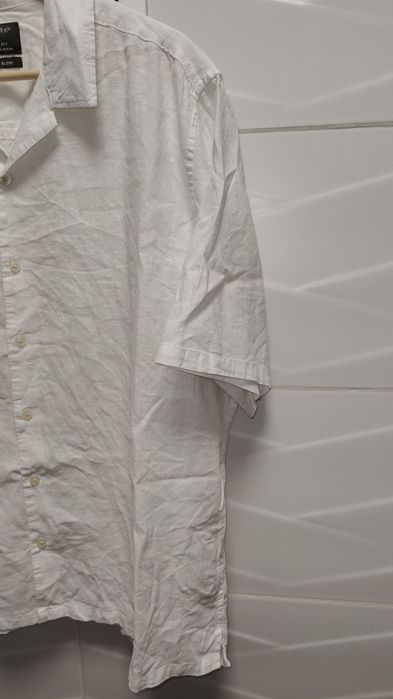 Koszula Primark r. 3XL biała LEN Nowa
