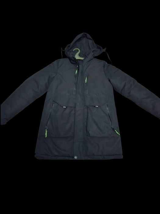 Зимова подовжена куртка (парка) на підлітка розмір 164 в ідеальному ст