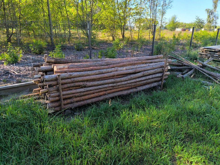 stemple budowlane drewniane 3m