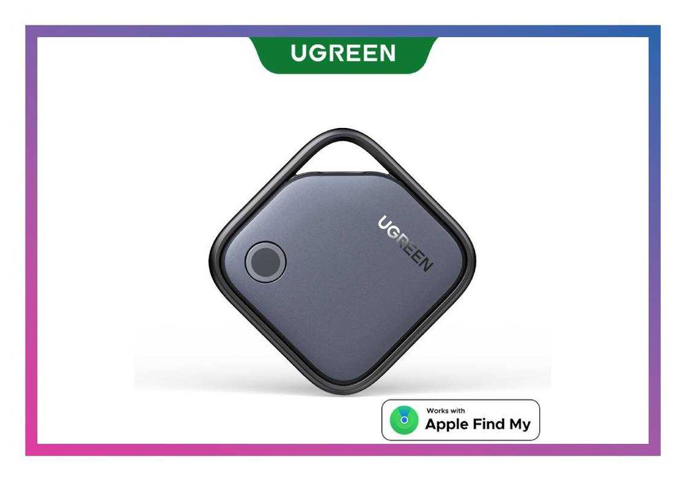 Bluetooth трекер локатор для пошуку ключів гаманця UGREEN Smart Finder AirTag Apple Find My метка для отслеживания локатор для поиска ключей