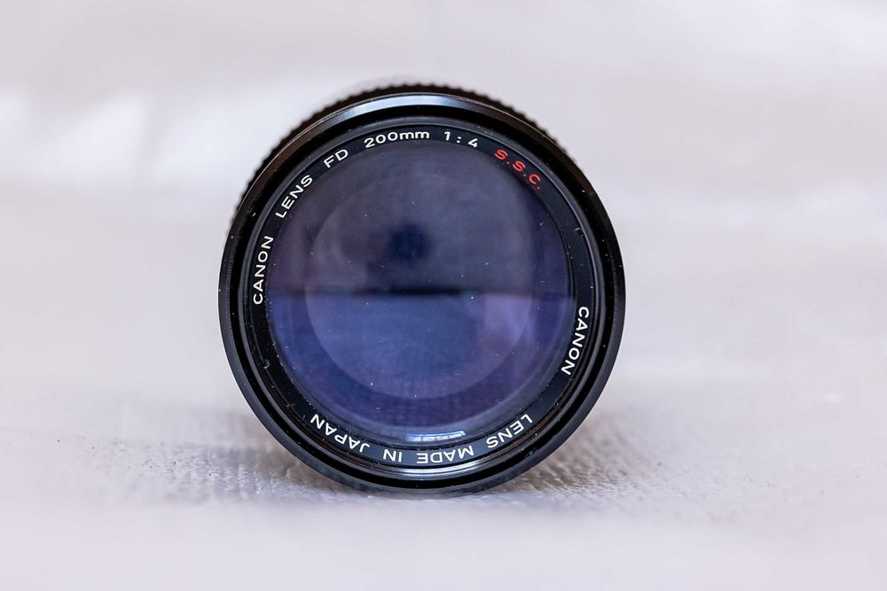 Canon Lente FD 200mm 1:4 S.S.C. (FD mount)