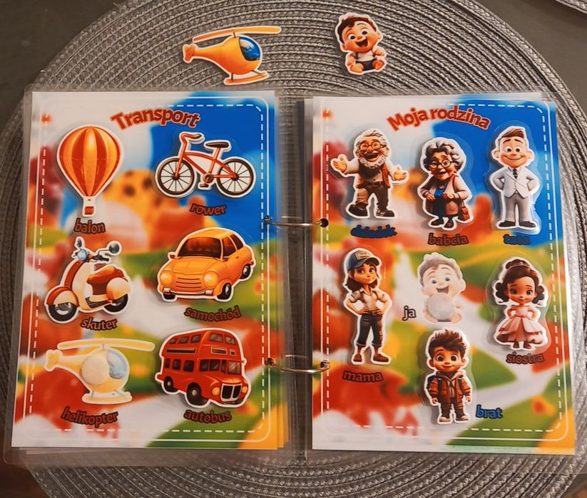 Książeczka na rzepy A5