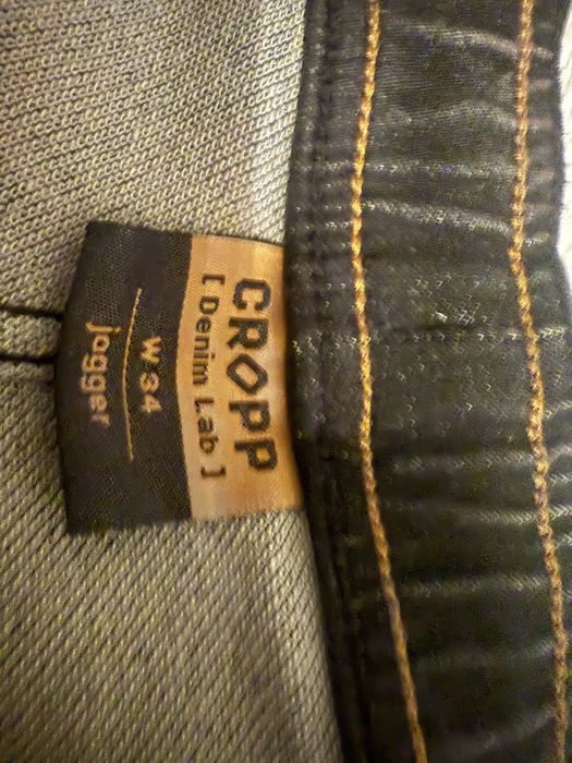 Spodenki Cropp czarny jeans roz. 34