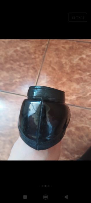 Czarne lakierowane mokasyny, 40