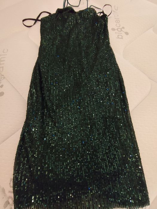 Vestido Brilho Joelho