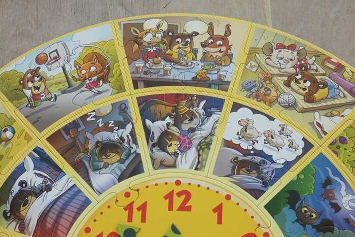 Puzzle edukacyjne zegar "Tick-Tock"; 24el.; TREFL