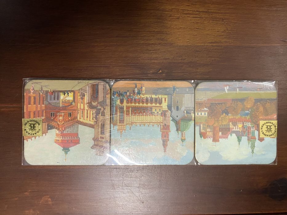 6 pousa copos antigos