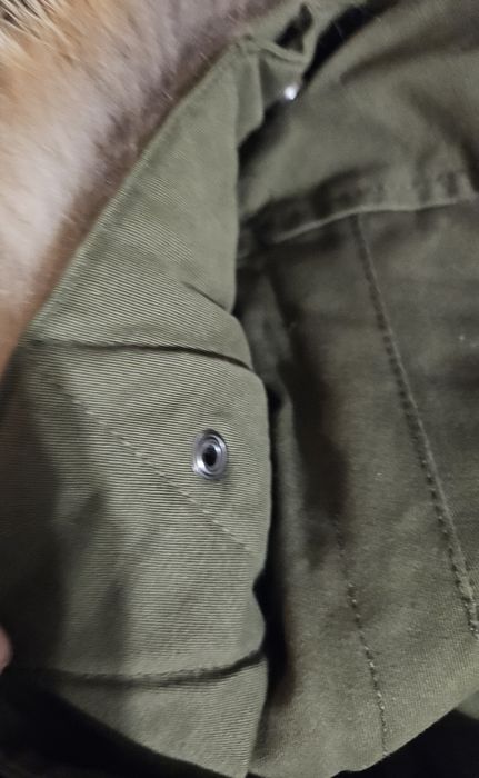 Zielona khaki kurtka parka Italy