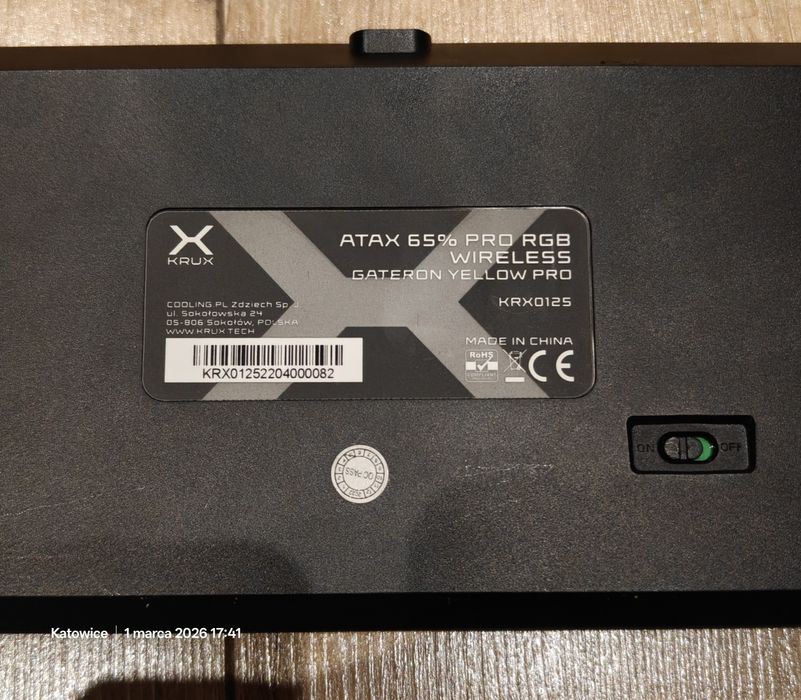Klawiatura KRUX ATAX 65% PRO