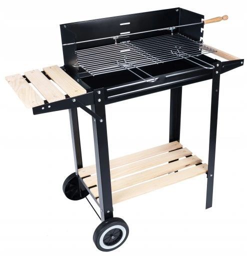 grill węglowy duzy ogrodowy ruszt przenośny rożno