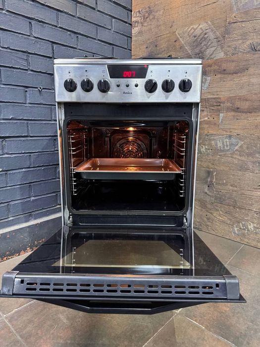 Комбінована плита Amica, з гарантією. Газова плита з електро-духовкою