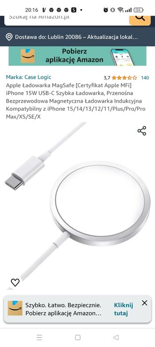 Ładowarka do iPhona