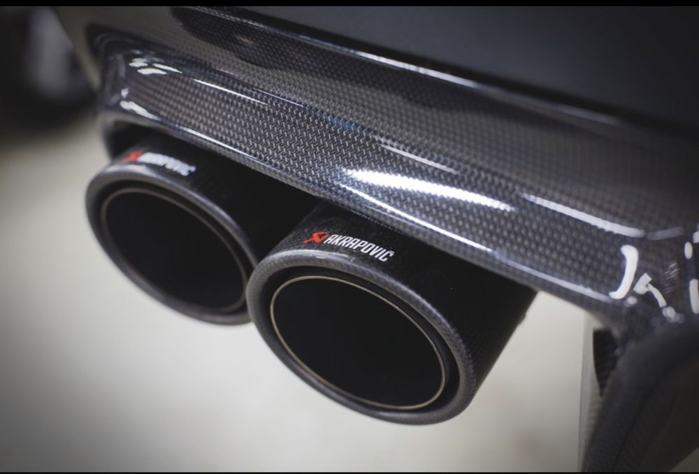 Насадка Akrapovic акрапович глушитель выхлоп карбон труба двойная54/76