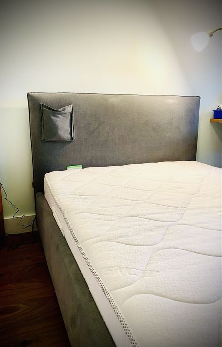 Materac, stelaż i łóżko 120 x 200 cm