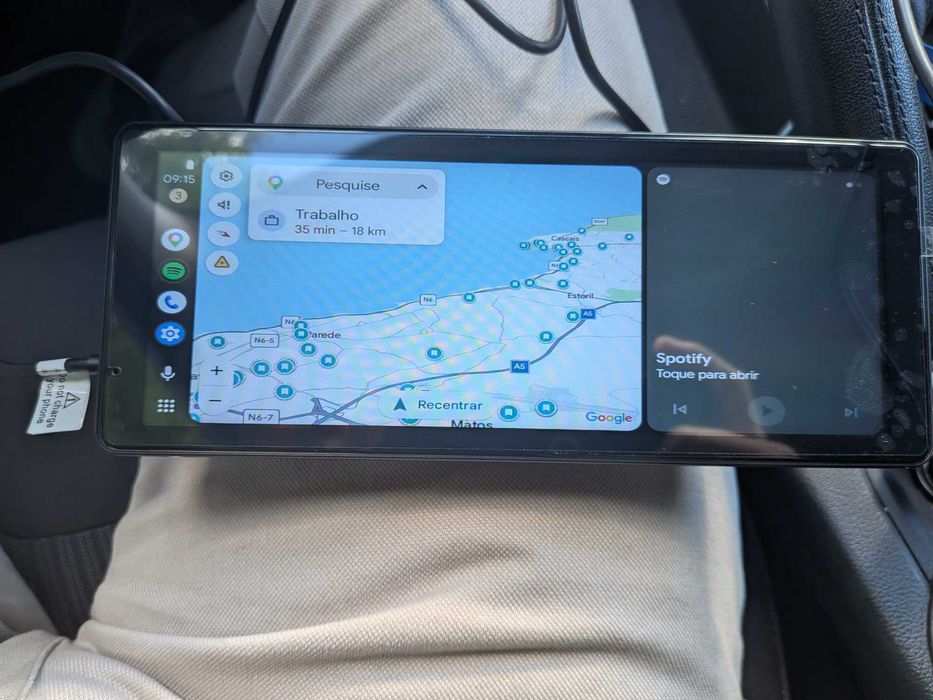 Ecrã Portátil 10.26" Apple CarPlay / Android Auto Wireless – NOVO