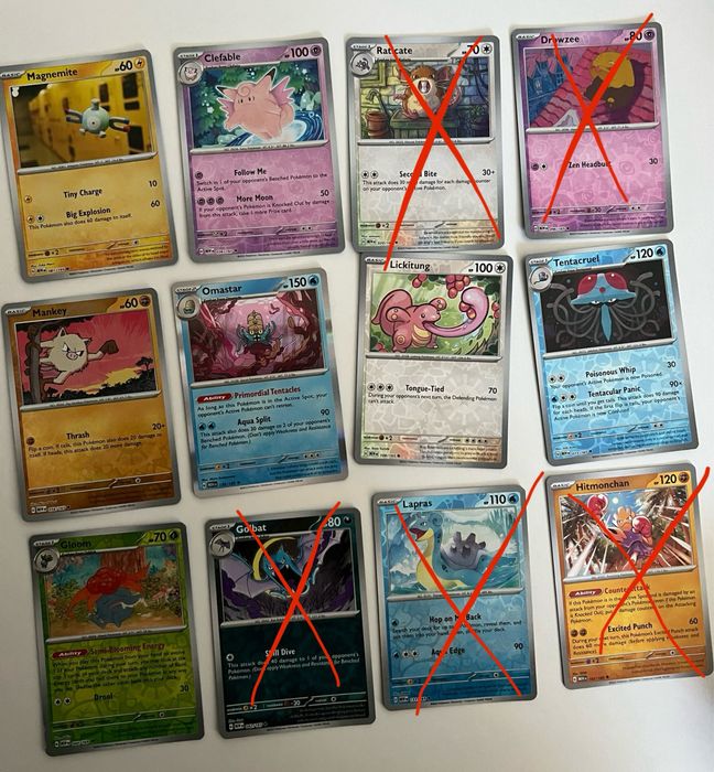 Karty pokemon dodatek 151 scarlet and violet 25 szt holo i reverse