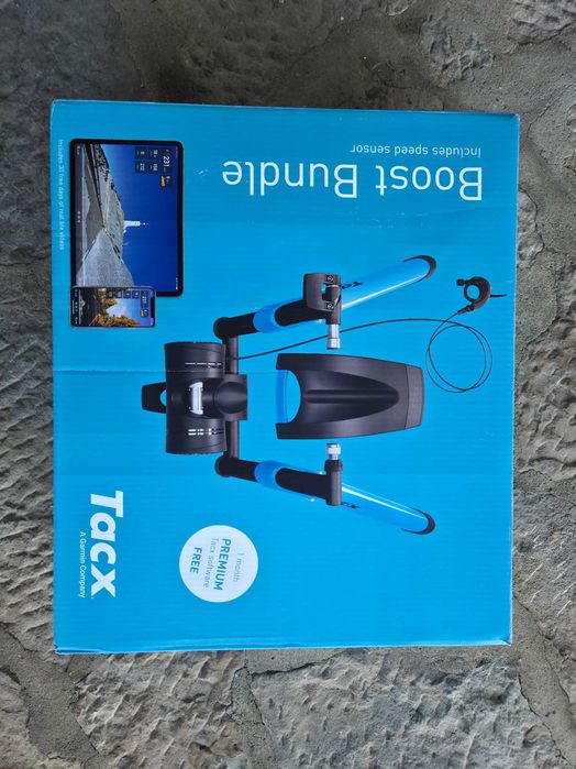 Rolo de Treino de Bicicleta - Conjunto Tacx Boost
