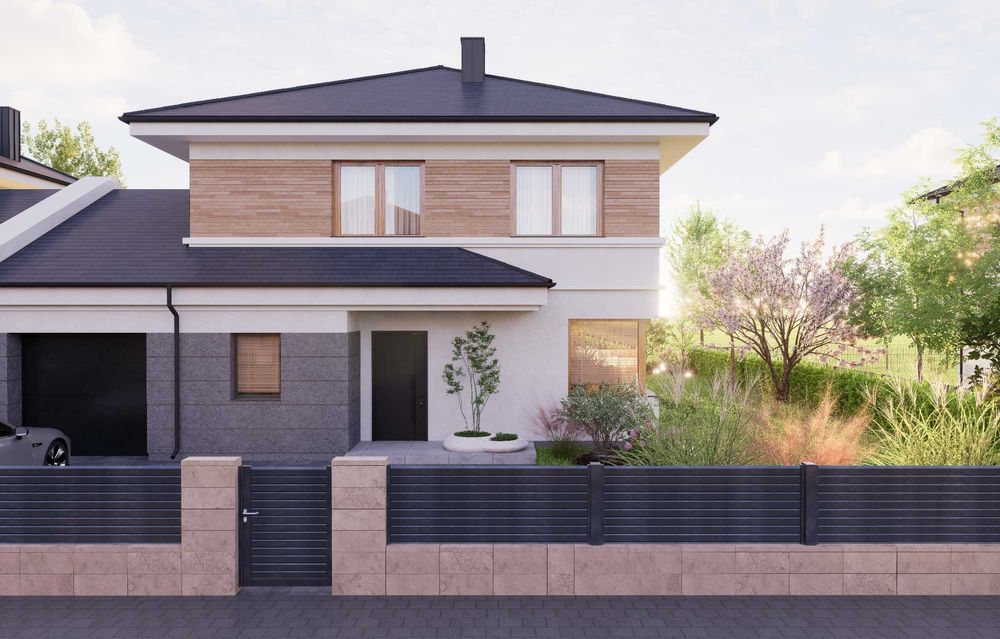 Dom w zabudowie bliźniaczej