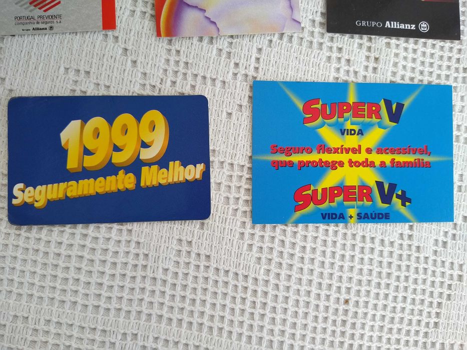 Calendários da Companhia de Seguros Portugal Previdente - 1993 a 1999