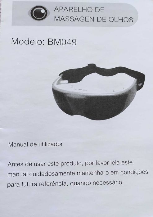 Aparelho para Massagens nos Olhos BM049 – Como Novo