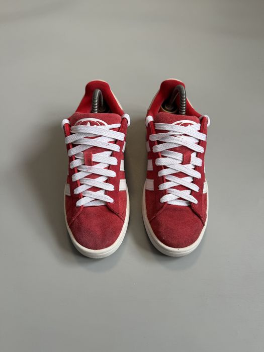 Adidas Campus Red Suede 39(24.5cm) Gazelle Bold