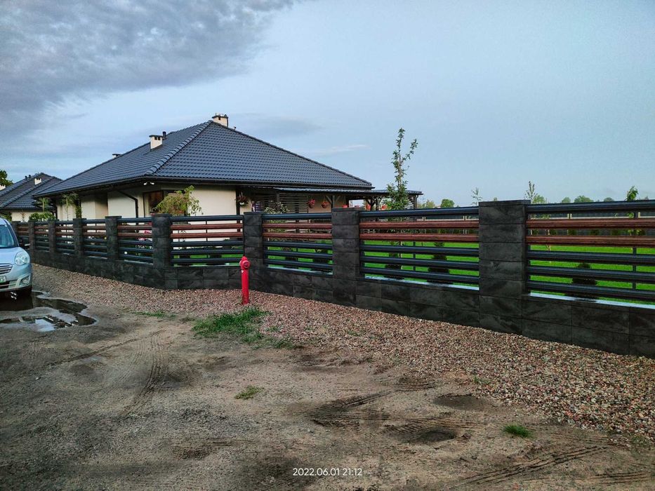 ogrodzenia posesyjne, sztacheta, żaluzja, sprzedaż i instalacja