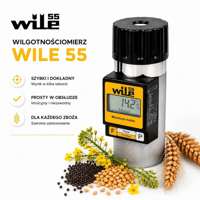 Miernik Tester wilgotności zboża WILE 55 / Wilgotnościomierz WILE
