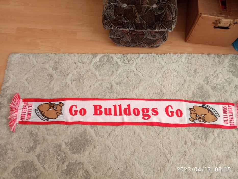 Szalik Fortuna Dusseldorf go bulldogs oldschool retro dwustronny