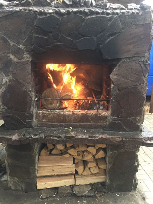 Сауна, Баня, Лазня на дровах